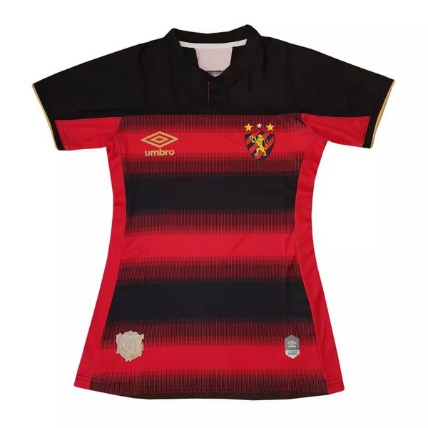 Camiseta Recife Primera Equipación Mujer 2020-2021 Rojo Negro